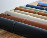 Leather Desk Mat, Custom Size Desk Pad, Personalized Office Accessories, Leather Writing Pad