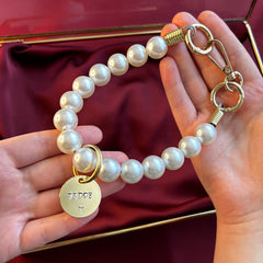 Beaded Pearl Dog Collar – Luxury Dog Necklace, Custom Pet Jewelry Gift