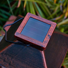 11 in. Solar LED Bronze Finish Lantern