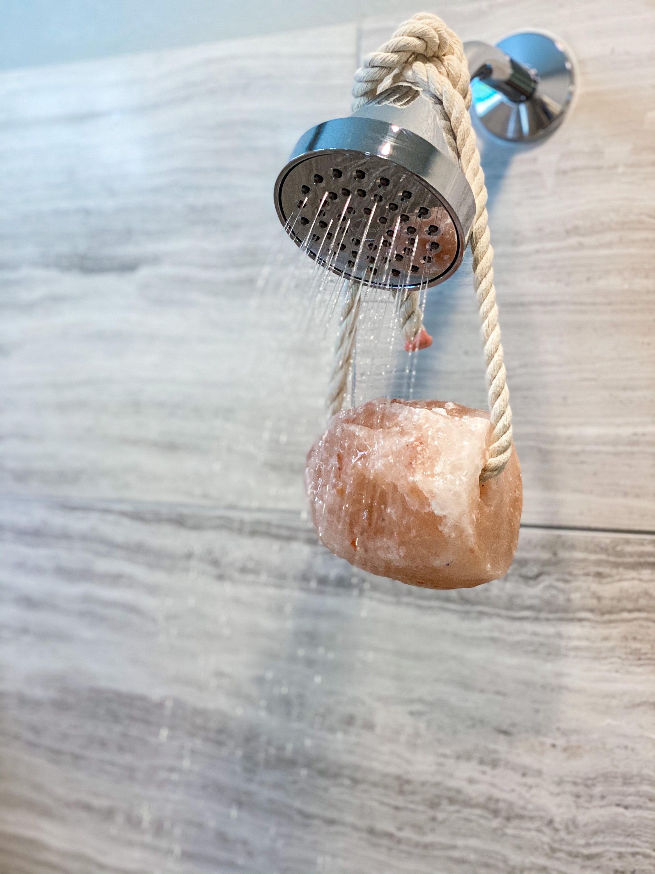 Pink Himalayan Salt Rock Shower Steamer