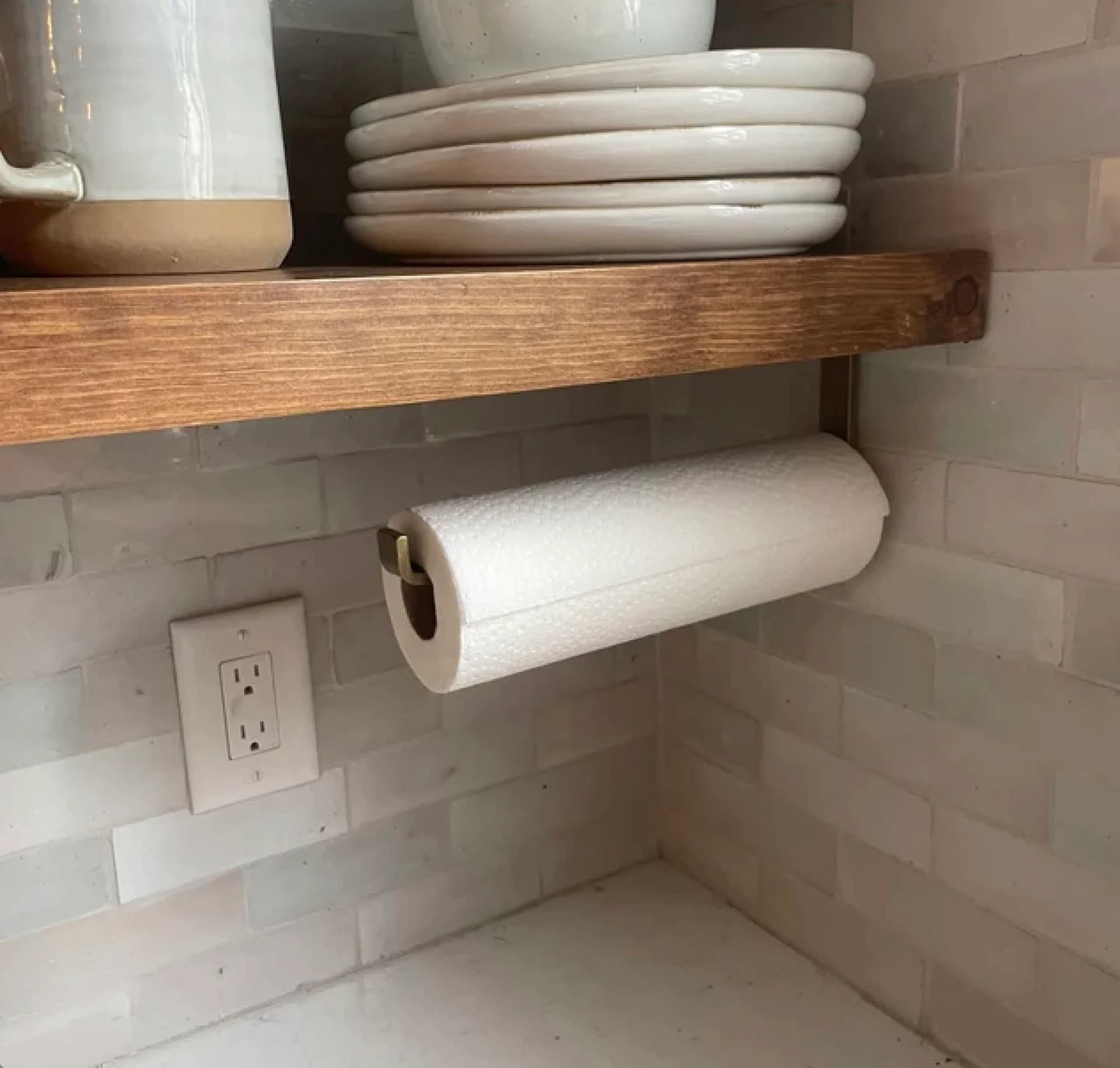Paper Towel Holder Under Cabinet for Kitchen Storage