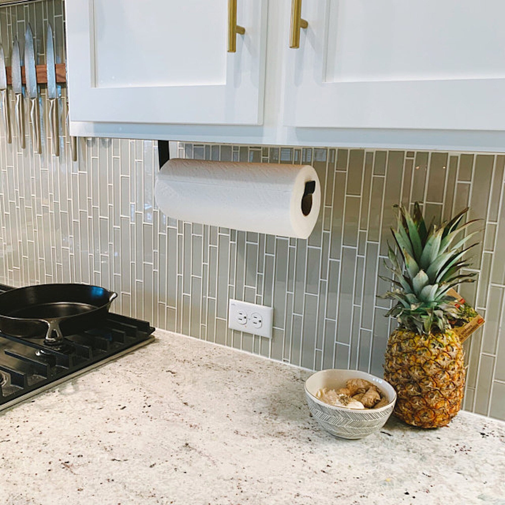 Paper Towel Holder Under Cabinet for Kitchen Storage