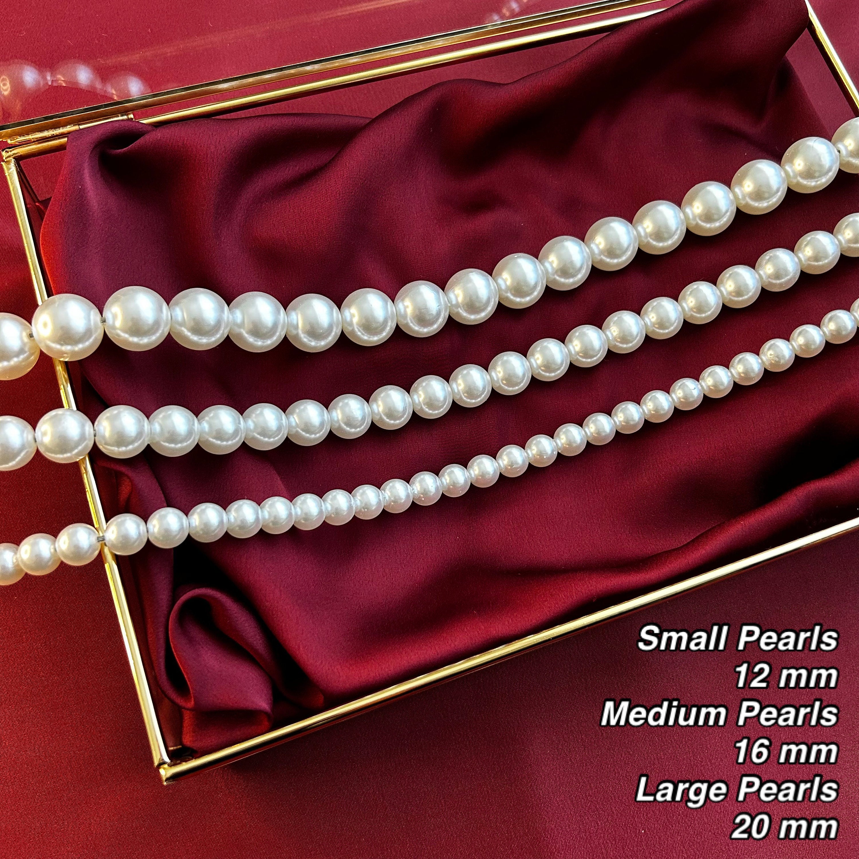 Beaded Pearl Dog Collar – Luxury Dog Necklace, Custom Pet Jewelry Gift