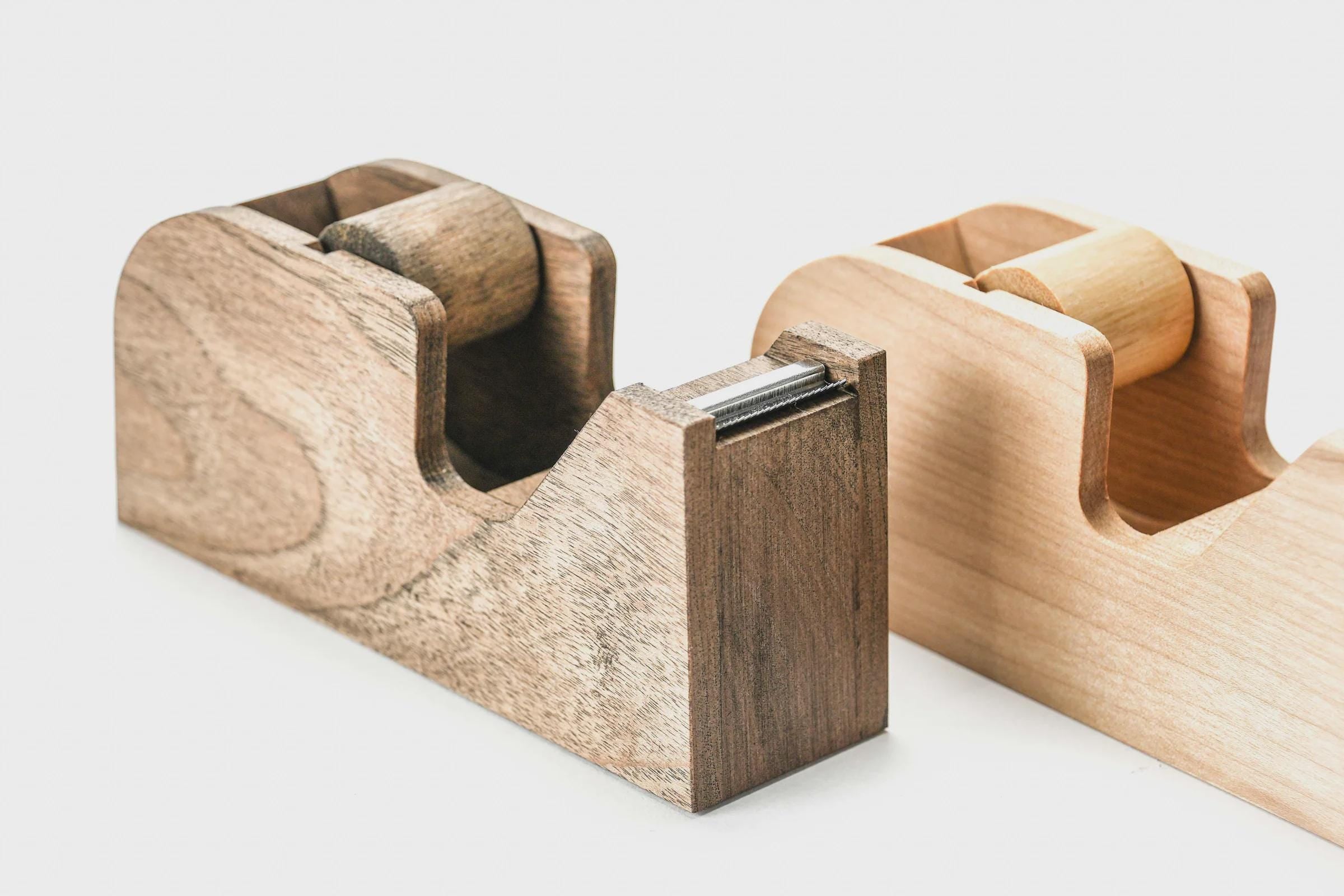Wooden Tape Dispenser
