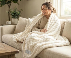 Daydream Cloud Throw – Custom Name Plush Blanket, Oversized 60" x 80" Super Soft Couch Throw