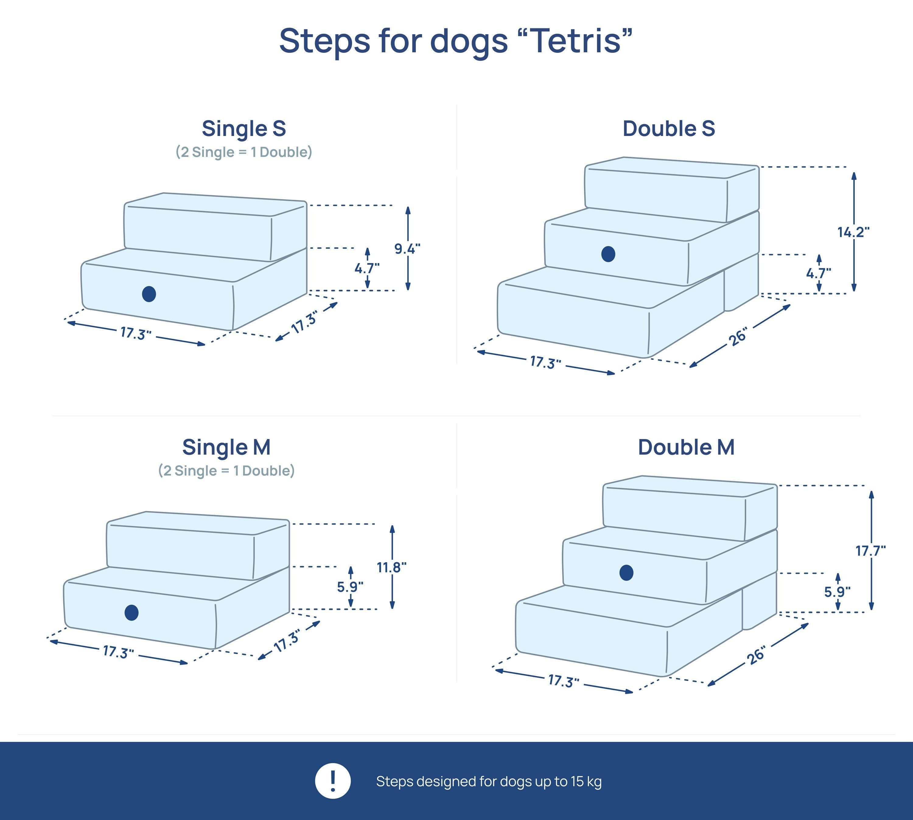 Velvet Pet Stairs, Dog Furniture, Removable Cover, Small Dog Steps