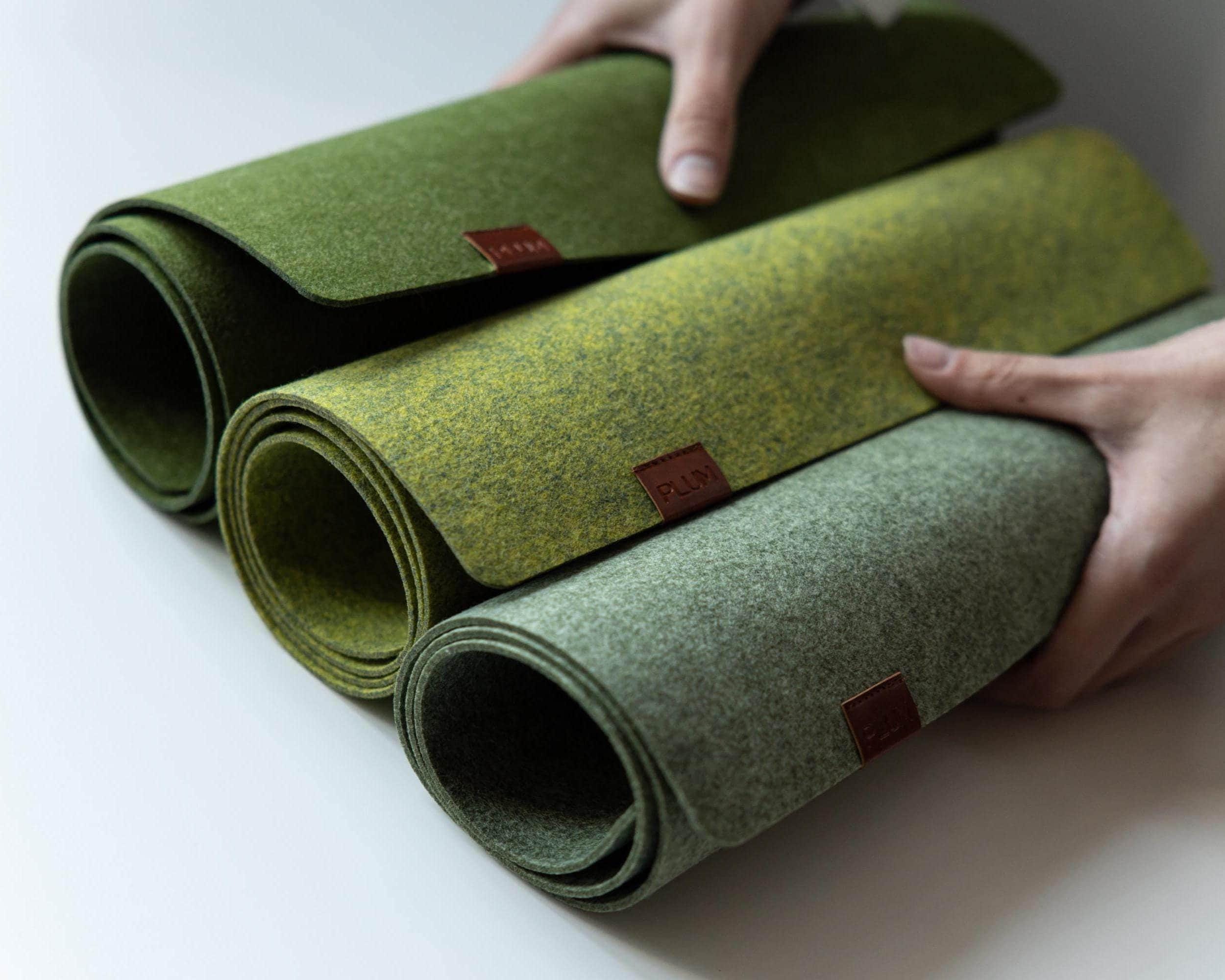 Felt Desk Mat, Sage Green Mousepad, Keyboard Mat, Aesthetic Mousepad, Green Mousepad