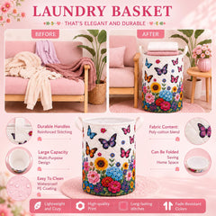 Quilted Laundry Bag with Hair Stylist Design